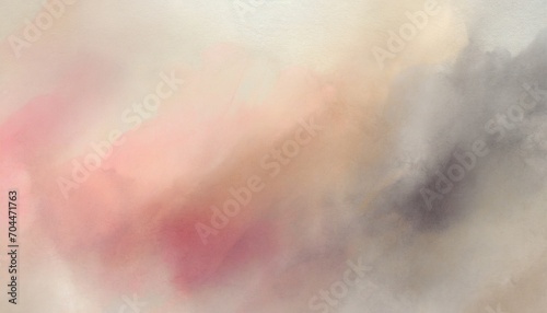 grain wet grain watercolor paper texture light and shadow painting blot abstract smoke pink nacre and gray beige smoke background