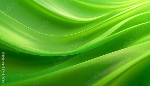 green silky wave background