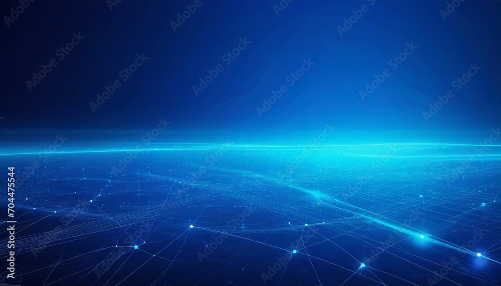 abstract blue technology background with data flow networking connectivity circuit inspired wallpaper