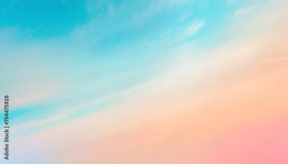 sky blue azure teal pink coral peach beige white abstract background color gradient ombre blur light pale pastel soft shade rough grain noise matt brushed shimmer liquid water design minimal