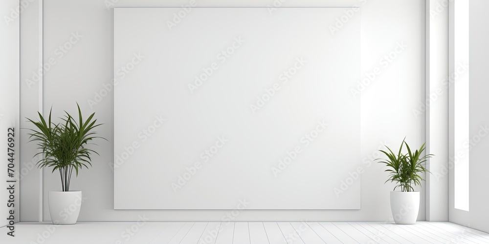 Minimal white interior design backdrop with vertical architectural elements. Minimal white interior design backdrop with vertical architectural elements.