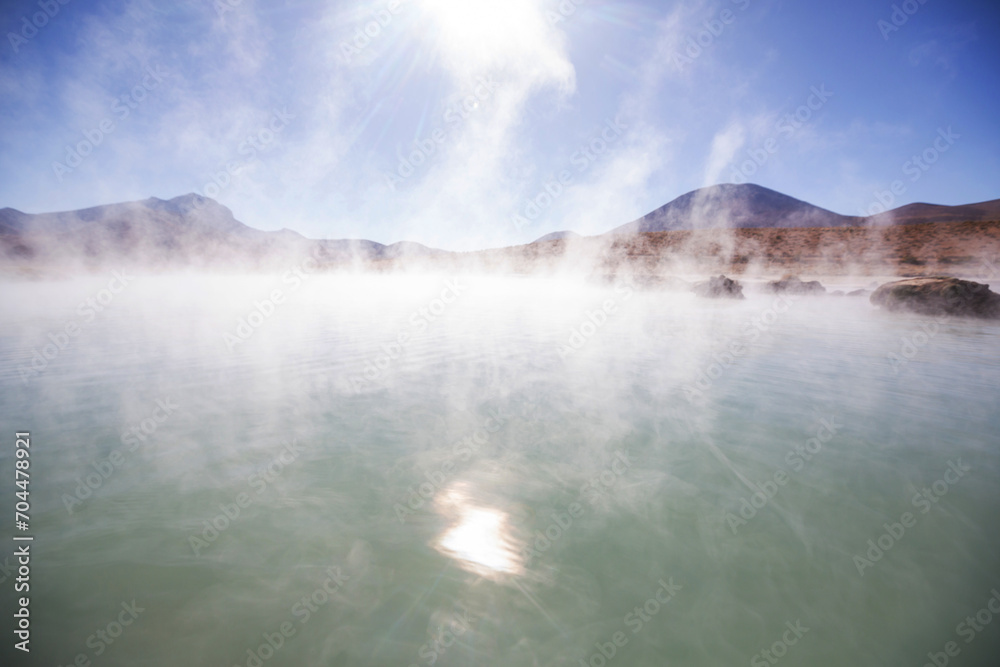 Fototapeta premium Hot springs in Chile