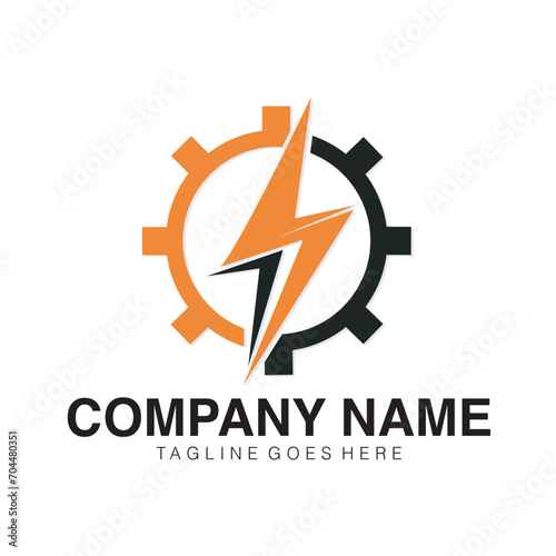Free Download Gear company logo design template vector illustration isolated on white background. - GFXLoad