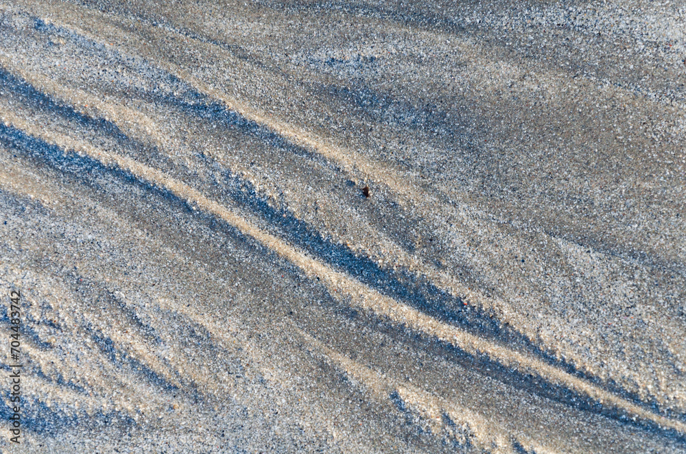 Patterns in the sand on Ballywalter beach Co Down