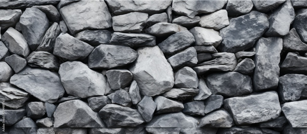 Gray stone texture. Stone wall background. Gray stone texture. Stone wall background.