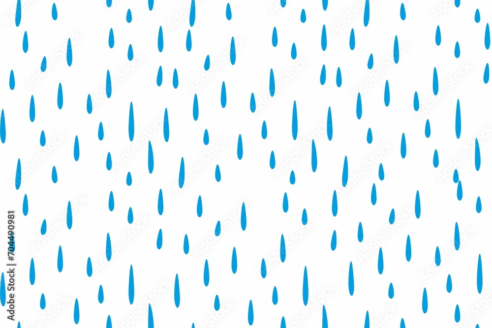 seamless pattern with rain drops