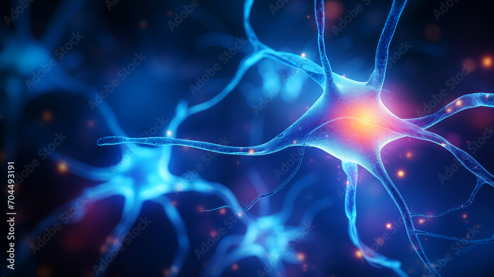Artistic Neuronal Network Depiction with Radiant Synaptic Energy