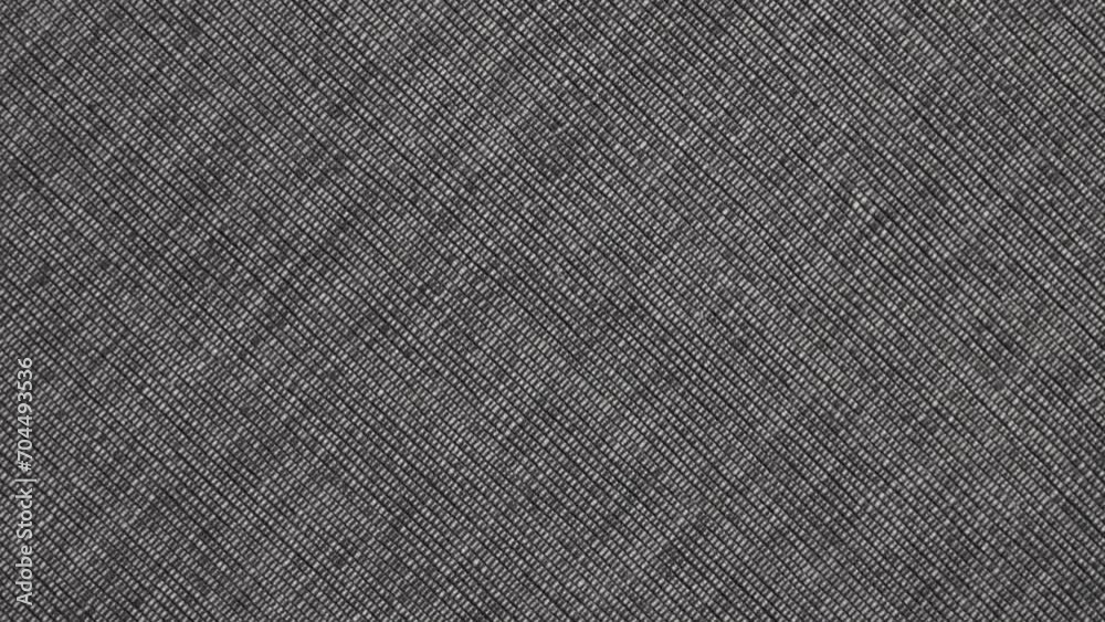 Grey tablecloth fabric texture. Gray textile background. Rotation. Top view