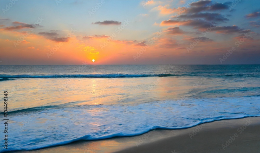 sunrise on the beach