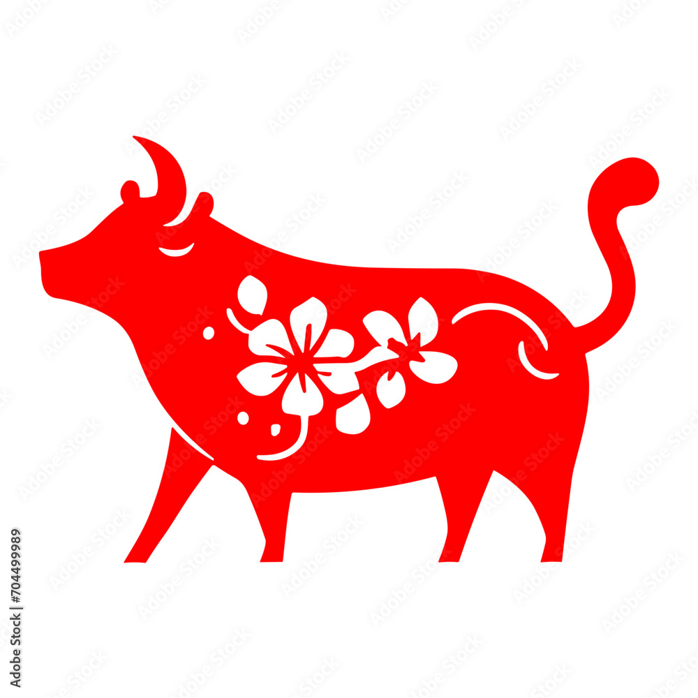 Chinese New Year flat design element Chinese New Year flat design element
