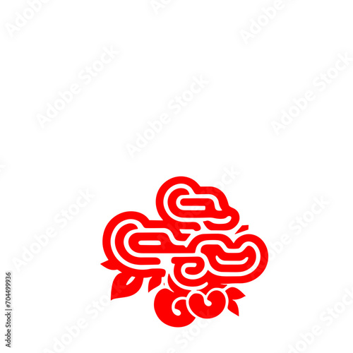  Chinese New Year flat design element