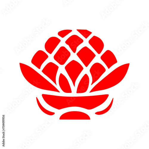  Chinese New Year flat design element