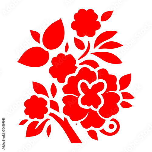  Chinese New Year flat design element