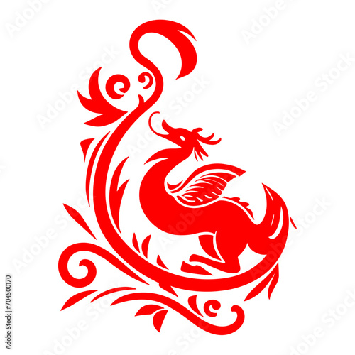  Chinese New Year flat design element