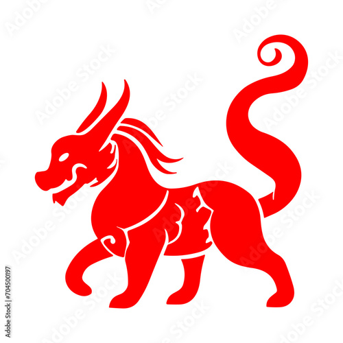  Chinese New Year flat design element