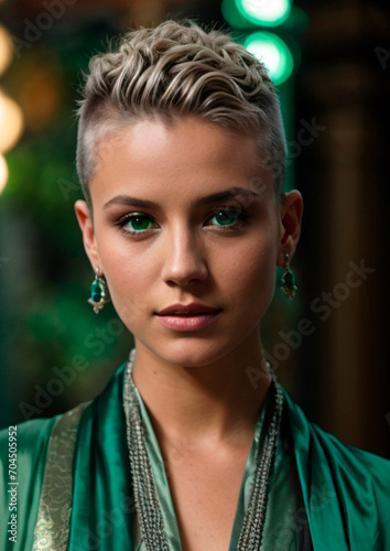 portrait of a woman - modern druid style