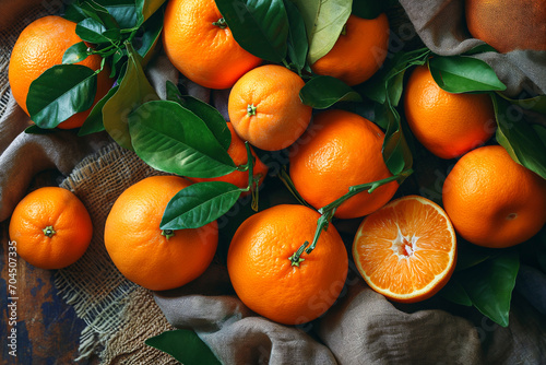 oranges or tangerines wallpaper, top view