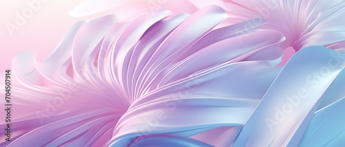 Screensaver  Serene Monstera leaf dance against soft  pastel-colored waves  soothing the senses