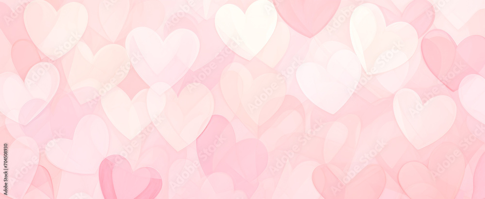 Valentine's day, background image, hearts, banner