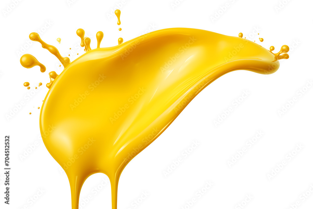 Melted cheese or yellow cream on white background. Melted cheese or yellow cream on white background.