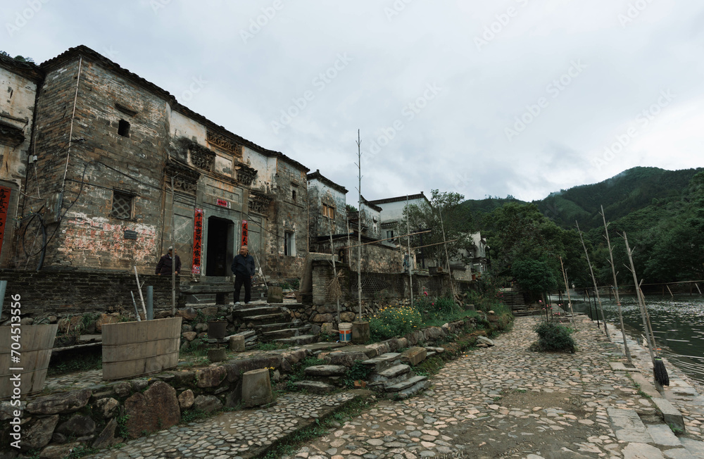 antique Chinese building