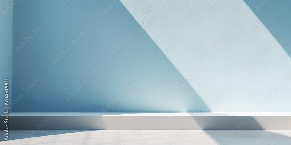 Minimal abstract light blue background for product presentation. Minimal abstract light blue background for product presentation.