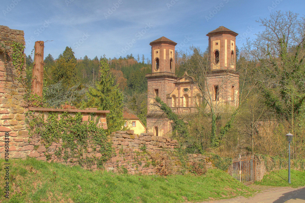 Fototapeta premium Klosterruine Frauenalb