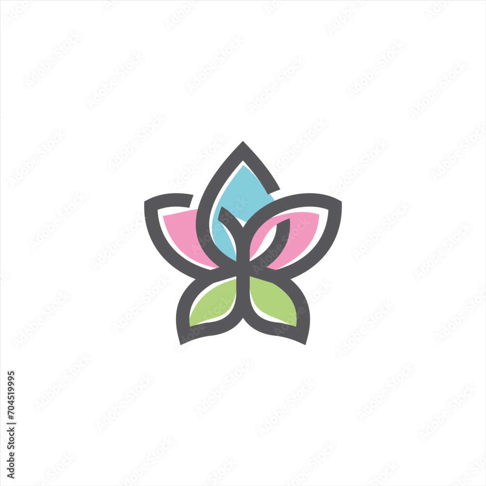 Star Flower Creative Logo Design. Modern Idea logos designs Vector illustration template Star Flower Creative Logo Design. Modern Idea logos designs Vector illustration template