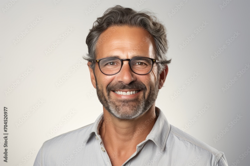 Side-angle interactive picture of a teacher, male, glasses, the picture should depict visible skin irregularities with ultra realistic brushwork, the teacher should have facial imperfections, Side-angle interactive picture of a teacher, male, glasses, the picture should depict visible skin irregularities with ultra realistic brushwork, the teacher should have facial imperfections,