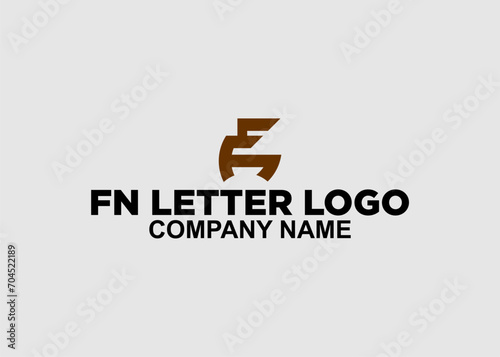 logo fn letter company name
