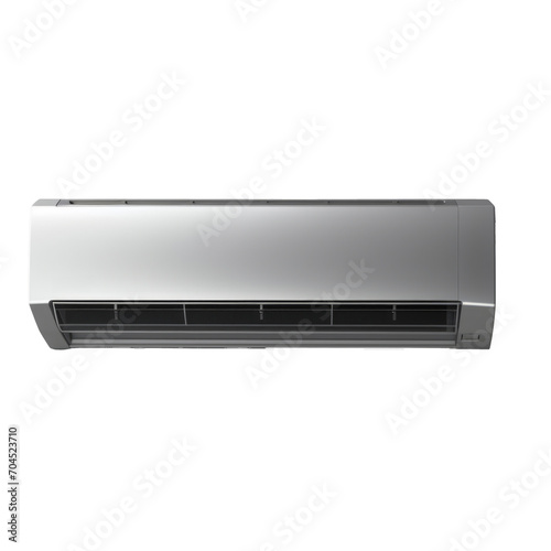 Air conditioner.Isolated on transparent background. AI generated.