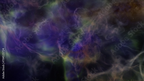 bright nebula, nebula in space, majestic red-purple nebula, beautiful space background 3D render 