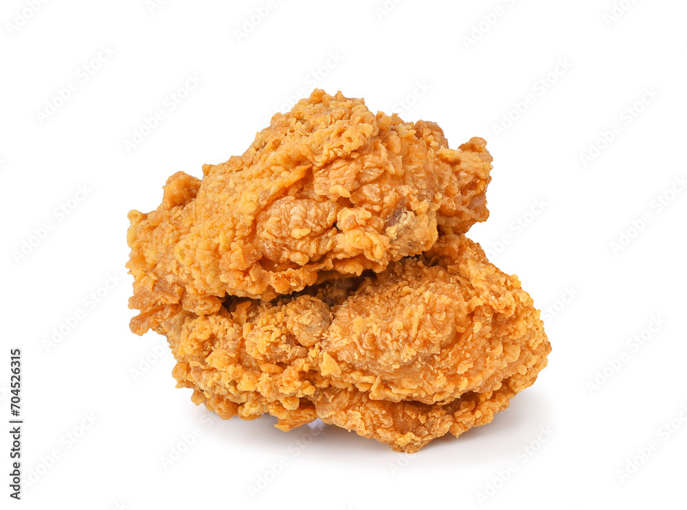 Fried chicken isolated on transparent background. PNG Fried chicken isolated on transparent background. PNG