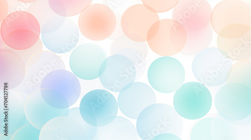 Circle pattern in Soft gradient pastel background