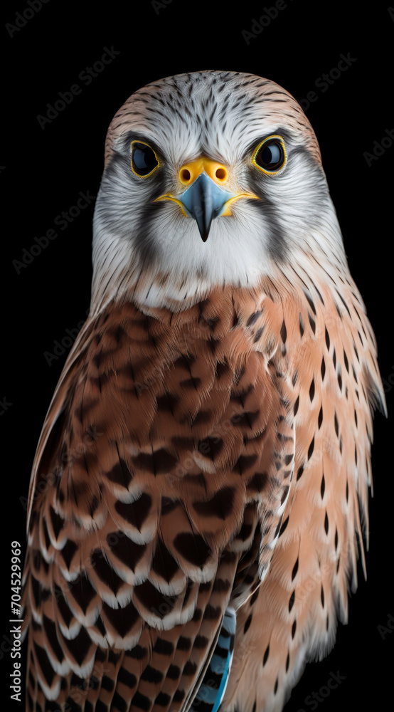 Obraz premium Majestic Falcon in Repose,Falco tinnunculus