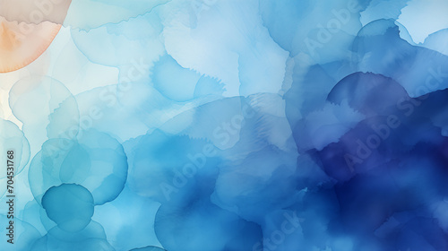 watercolor painted background with blots and splatters.