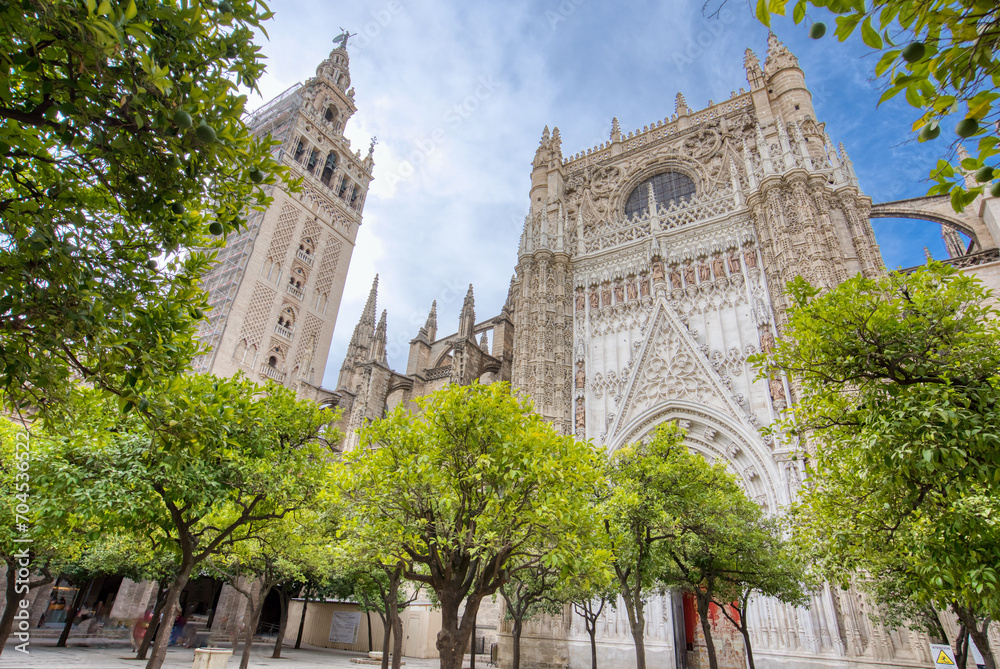 Exterior of the Cathedral of Seville, Spain Exterior of the Cathedral of Seville, Spain