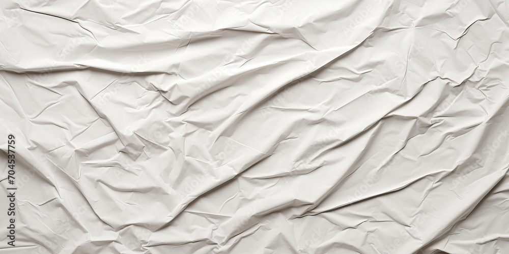 The Art of Wrinkles: A Close-Up of Crumpled White Paper The Art of Wrinkles: A Close-Up of Crumpled White Paper