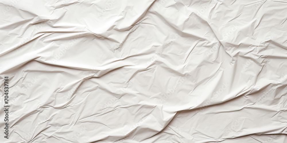 The Art of Wrinkles: A Close-Up of Crumpled White Paper The Art of Wrinkles: A Close-Up of Crumpled White Paper