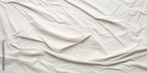 Wallpaper Mural The Art of Wrinkles: A Close-Up of Crumpled White Paper Torontodigital.ca