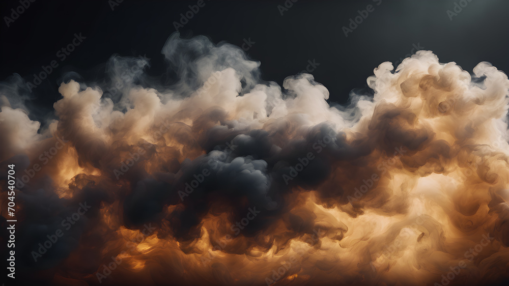 Creative Abstract smoke background. Abstract smoke waves design. AI generated image Creative Abstract smoke background. Abstract smoke waves design. AI generated image