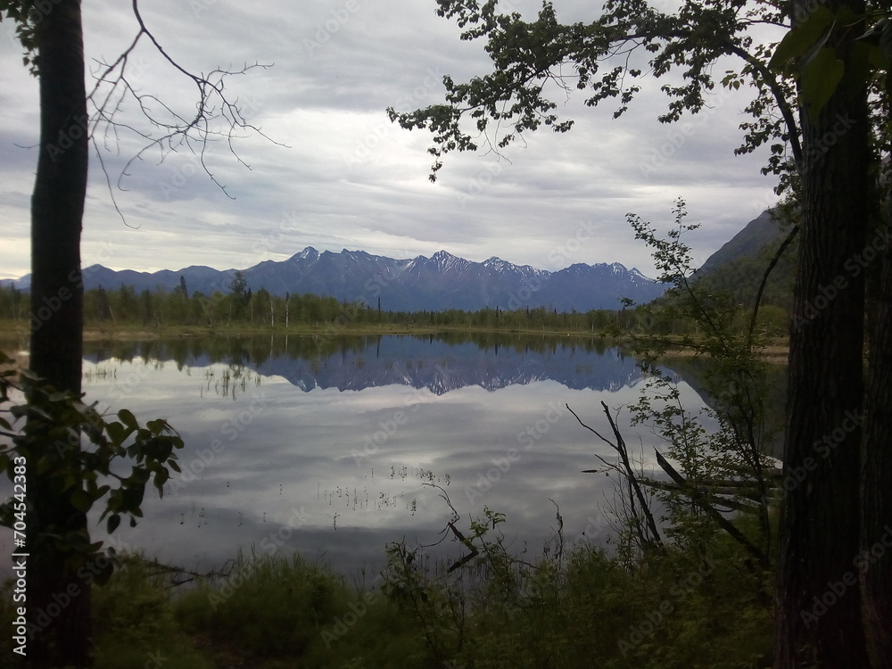 Ein See in Alaska