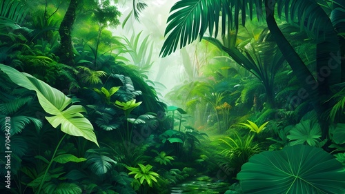 green environment landscape background image