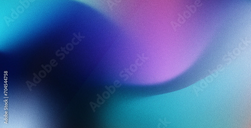 Fototapeta Naklejka Na Ścianę i Meble -  4K Beautiful color gradient background with noise. Abstract pastel holographic blurred grainy gradient banner background texture Colorful digital grain soft noise effect Nostalgia, vintage, retro	