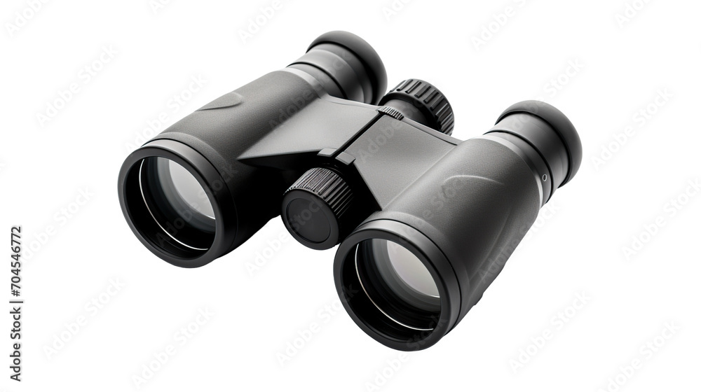 binoculars on transparent background