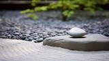 Small stone in the zen garden