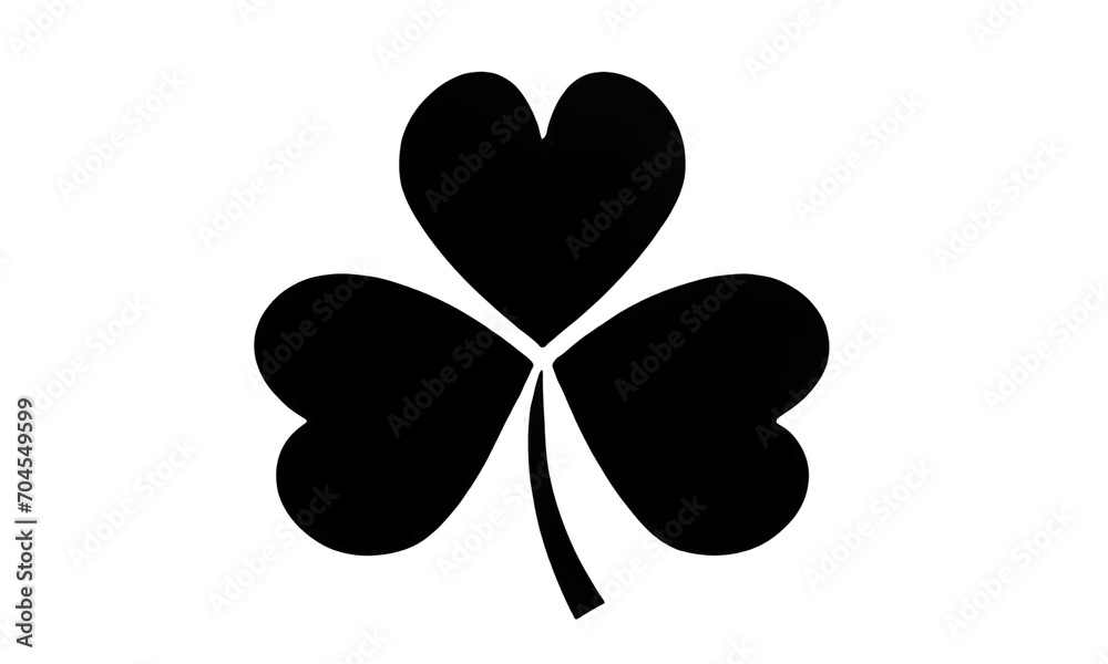 leaf clover icon. Black icon isolated on white background, Shamrock sign, Good luck, Saint patricks day, Ecology concept. Flat design style, PNG.
leaf clover icon. Black icon isolated on white background, Shamrock sign, Good luck, Saint patricks day, Ecology concept. Flat design style, PNG.