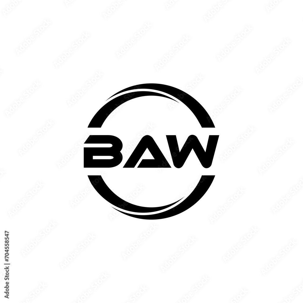 BAW letter logo design with white background in illustrator, cube logo, vector logo, modern alphabet font overlap style. calligraphy designs for logo, Poster, Invitation, etc. BAW letter logo design with white background in illustrator, cube logo, vector logo, modern alphabet font overlap style. calligraphy designs for logo, Poster, Invitation, etc.