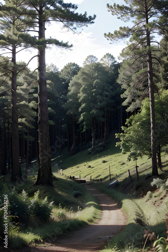 footpath in the forest