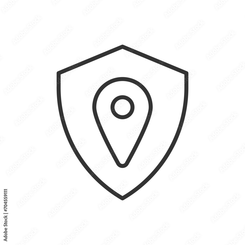Location security Icon Location security Icon